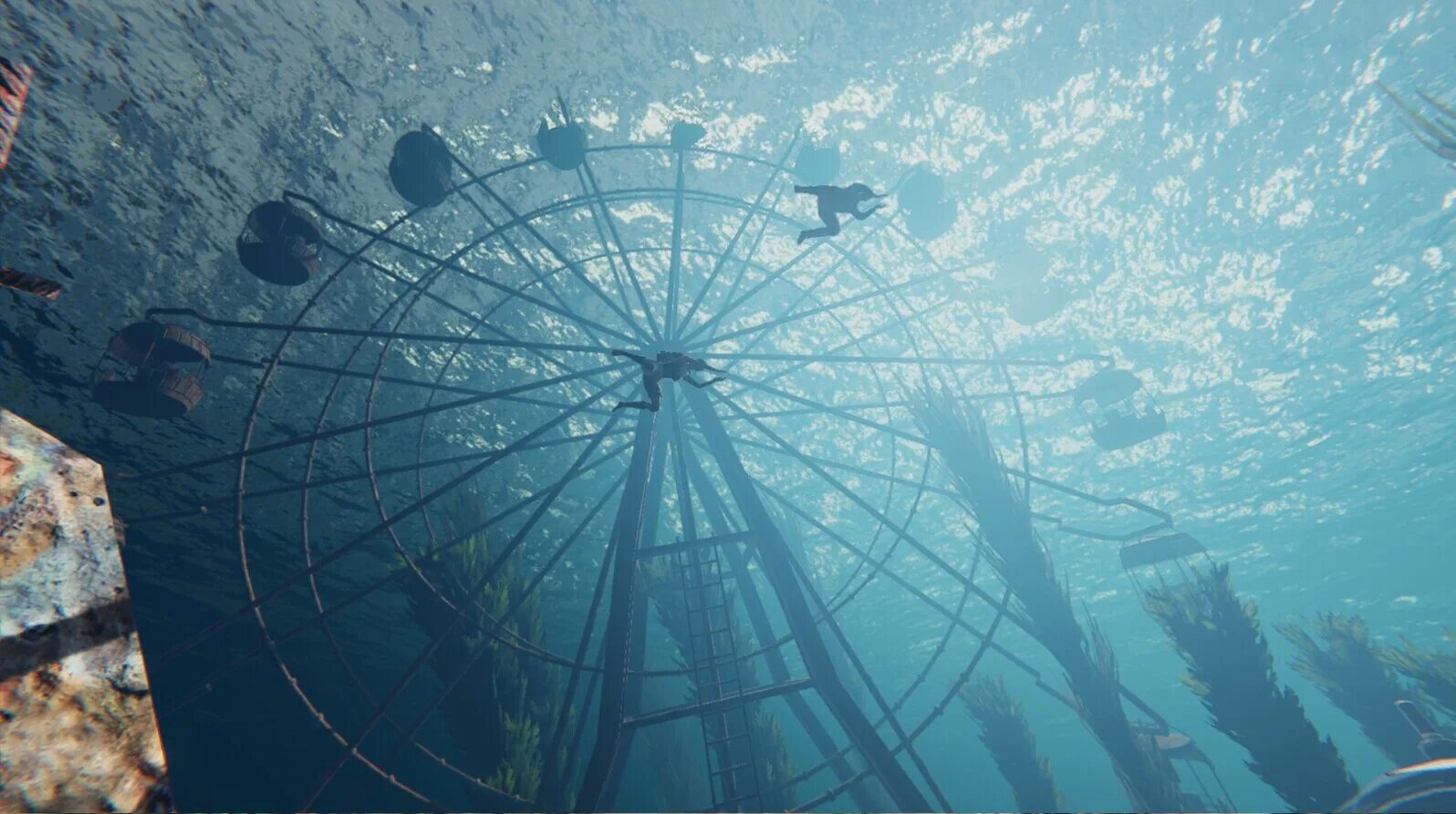 Выход для игры. Sunkenland прохождение. Нефтевышка в игре. Sunkenland. Sunkenland прохождение.