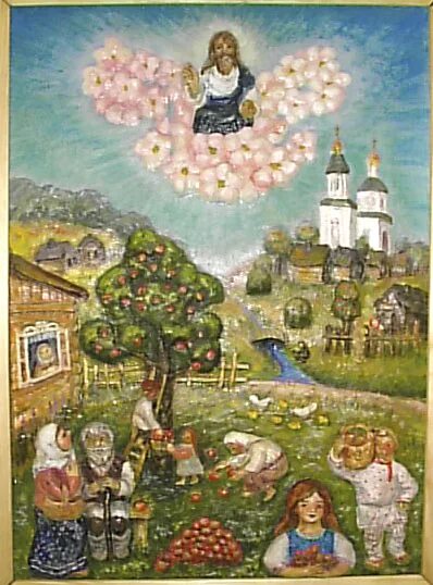 Яблочный спас краткое содержание шмелев. Яблочный спас живопись. яблочный спас художники. яблочный спас иллюстрации художников.