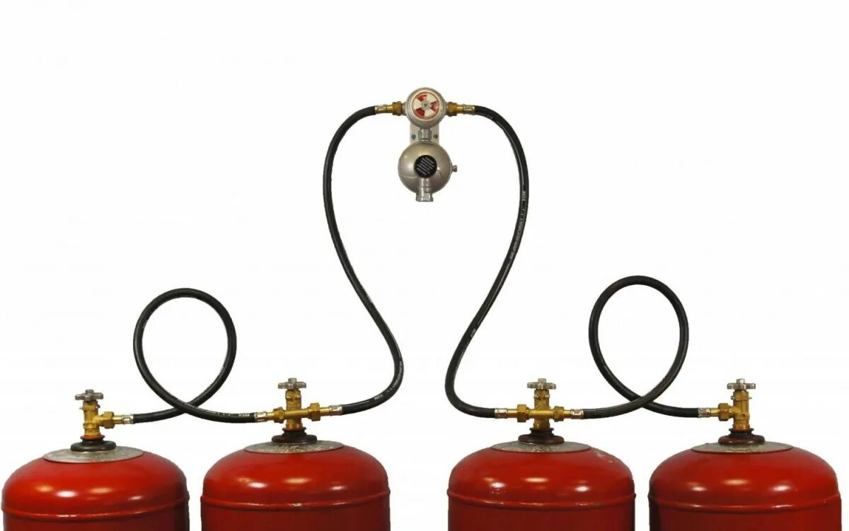 Подключение двух баллонов Рампа газовая (редуктор) на 2 баллона купить в Истре, цена 2 000 руб., продано