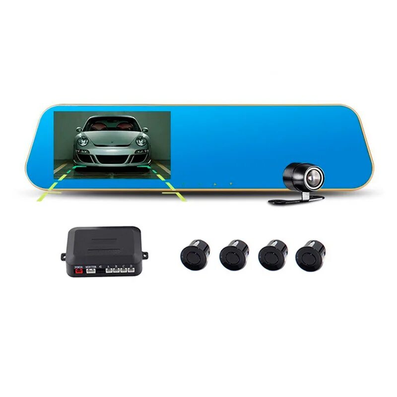 Зеркало-видеорегистратор с камерой заднего вида парктроник. Парктроник и камера заднего вида с монитором 2008. Парктроник с 6 датчиками и камерой заднего вида. Видеорегистратор с парктроником и камерой заднего. Парктроник с камерой.