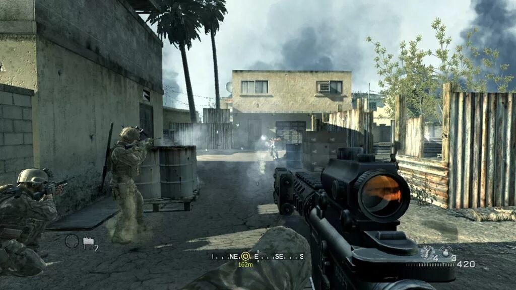Игра стрелялки 4 лет. Call of Duty 4 Modern Warfare. Call of Duty 4 Modern Warfare геймплей. Call of Duty 4 Modern Warfare 1. Call of Duty Modern Warfare 2007 мультиплеер.