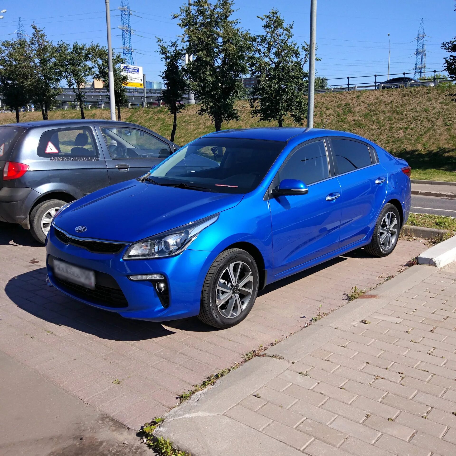 Цвет rio. Kia Rio 4. Kia Rio 2022 синий. Киа Рио 4 синяя. Kia Rio 4 fb.