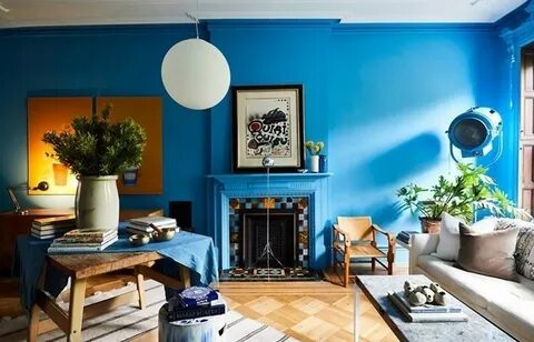 Blue home