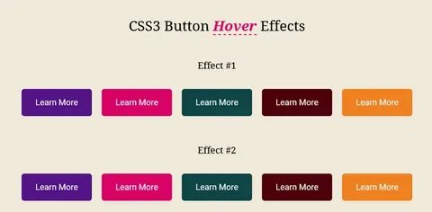 Button hover
