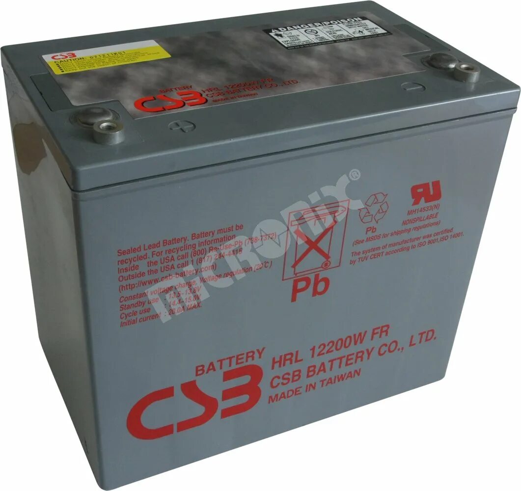 CSB HRL 12200w fr. Battery CSB HRL 12200. Battery akumulátor CSB hrl12200w fr (12v 52ah). HRL 50-12. Батарея csb 12v