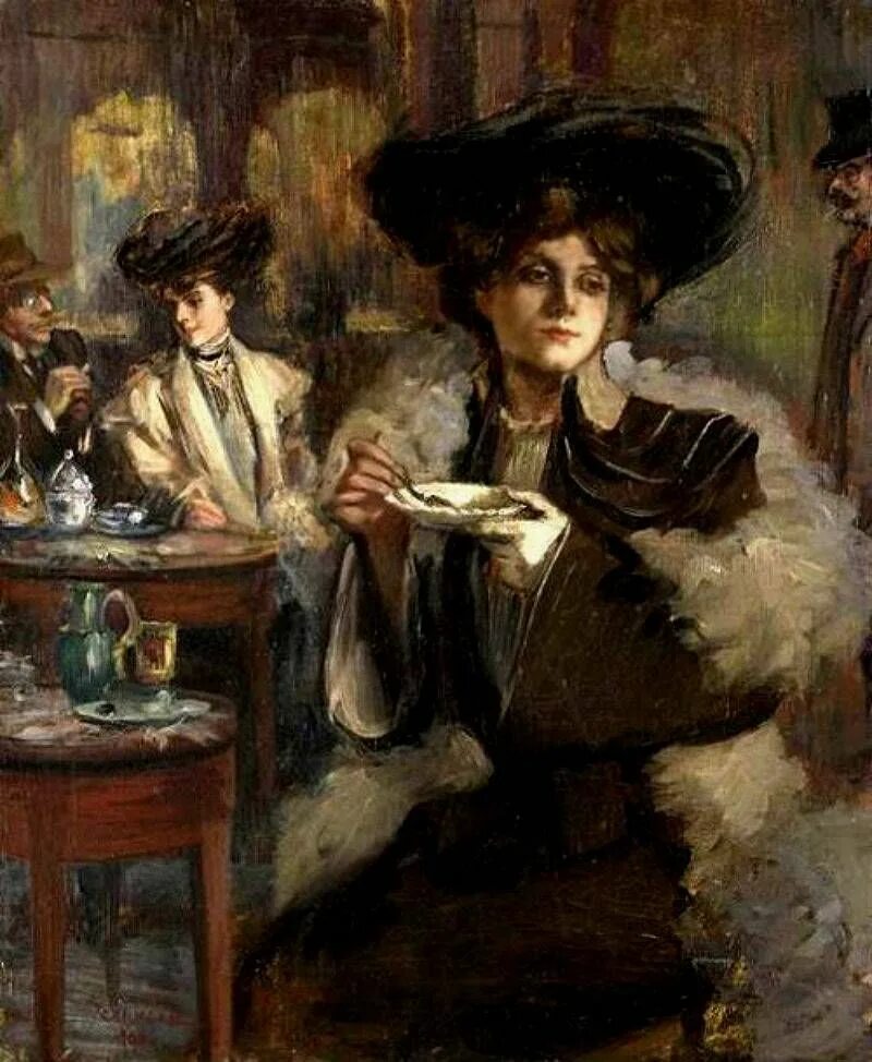 Репин париж. Картина репина парижское кафе. репин кафе в париже. pierre georges jeanniot (swiss-french, 1848.