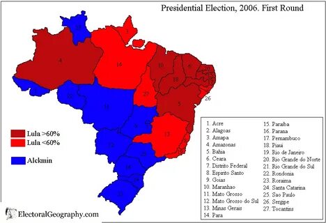 Карта 2006 года