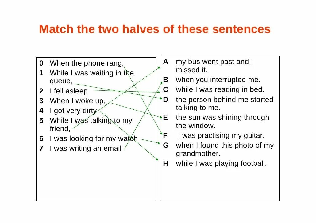 Match two halves of the sentences. Match the sentences halves. Match the sentences 3 класс. Ответы Match the past of sentences.