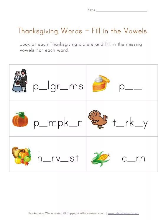 Complete the missing vowels. Thanksgiving Words. Thanksgiving Words for Kids. Thanksgiving Day Words. Thanksgiving Day задания.