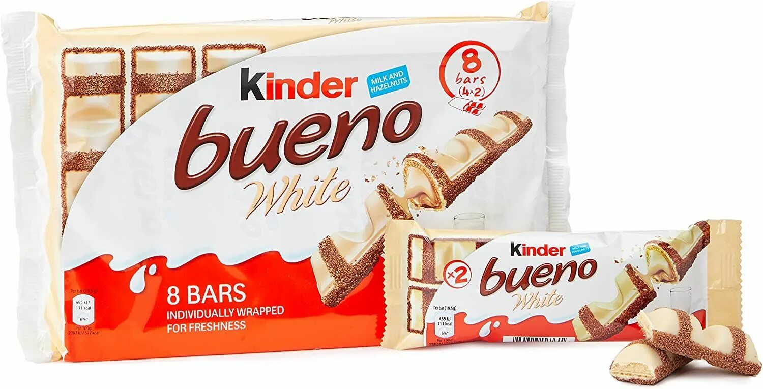 Киндер Буэно белый шоколад. Шоколадка bueno kinder. Киндер Буэно белый батончик. Kinder bueno шоколад белый.