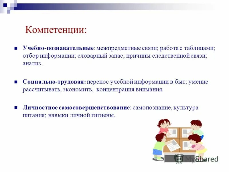 Интеграция компетенции