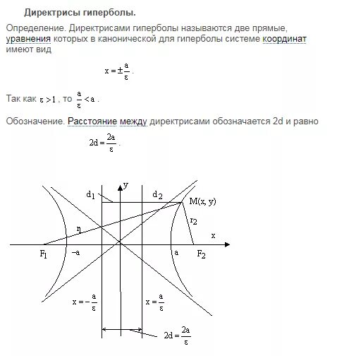 Определите полуоси гиперболы x 2 16. Определите полуоси гиперболы x 2 16
