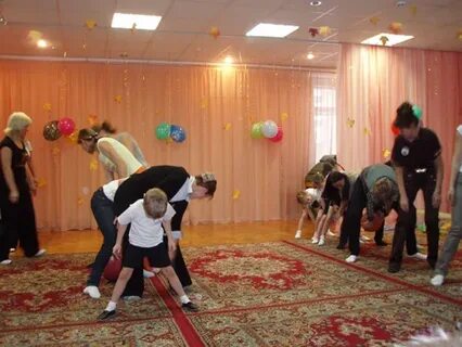 Эстафеты с папами в детском саду