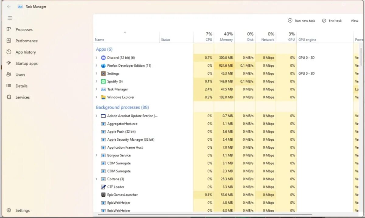 Диспетчер процессов windows 11. Диспетчер задач новый windows. Новый диспетчер задач. Задачи менеджера. На рабочем столе открыть диспетчер задач.