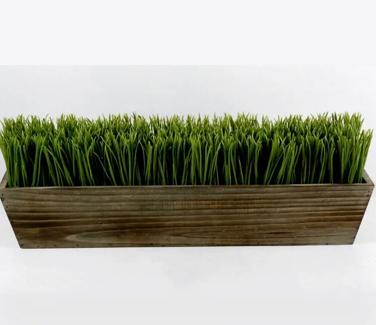 Зелень на м. Grass Box микрозелень. Искусственная зелень в ящиках. Трава в кашпо. Длинный горшок для цветов.