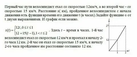Велосипедист ехал со 2 6 часов