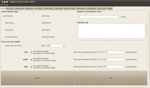 Packet send packet
