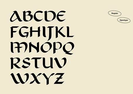 Soledago font