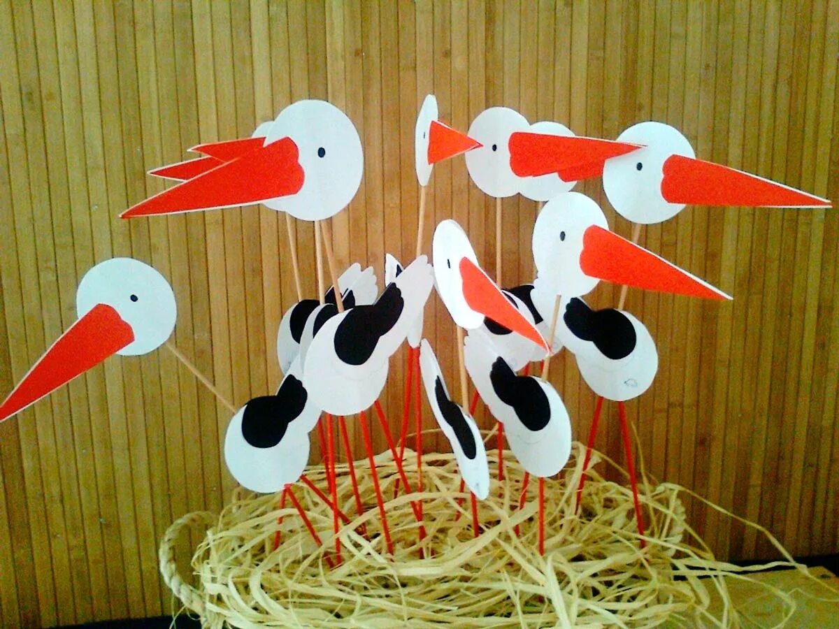 Поделки на тему птицы. Поделки птицы для детского сада. Конструирование птицы. Поделка птицы для дошкольников.