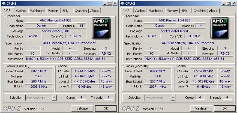 Family model stepping. AMD Phenom II x4 965 CPU Z. AMD Phenom(TM) II x4 965 Processor. AMD Phenom(TM) II x4 965 Processor 3.40 GHZ. AMD Phenom II x4 Deneb 925 am3, 4 x 2800 МГЦ.