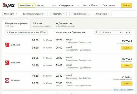 Екатеринбург симферополь прямой