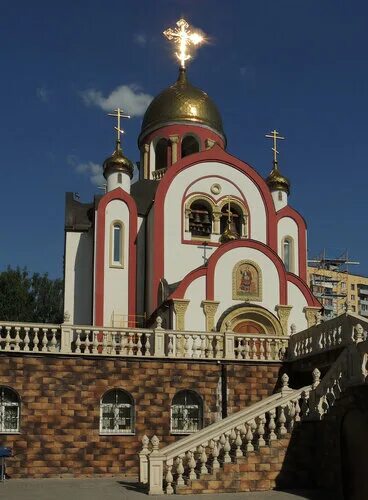 Паломничество в Москву, храм великомученика Георгия Победоносца на Поклонной гор