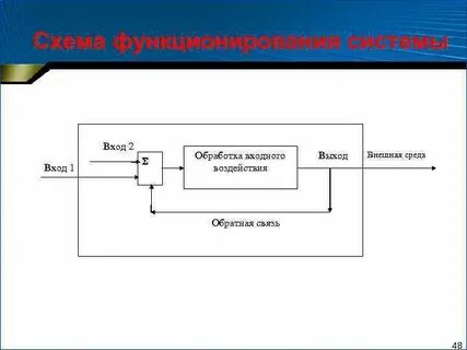 Схема функционирования организации