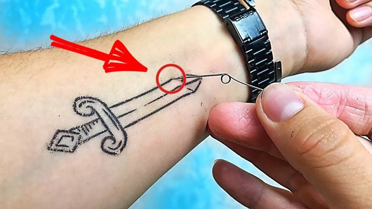 Как сделать самодельную татуировку How To Make A Tattoo Machine At Home! YouTube