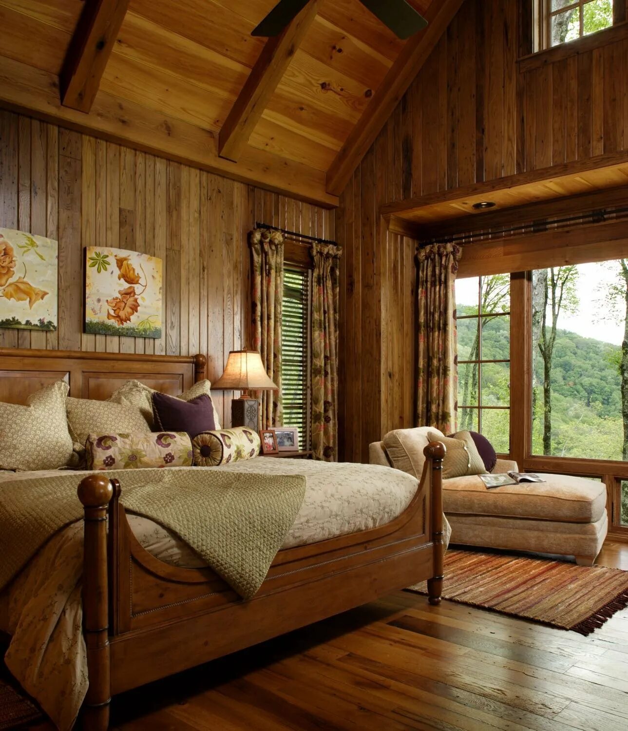 Дизайн комнат в деревянном доме. Стиль Тимбер спальня. Деревянная спальня. Деревянный интерьер. Деревенский стиль в интерьере.