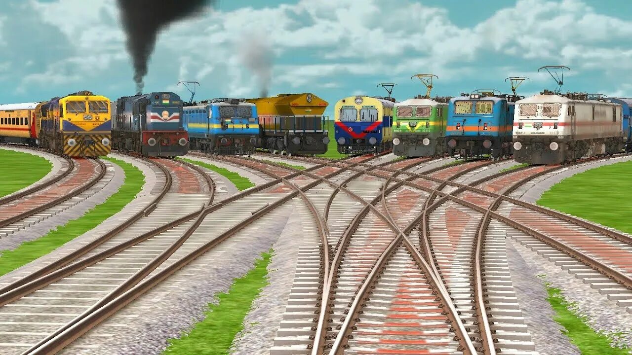 Cross the tracks. Train simulator 2025. 3rd branch of the railway washer. cross the track. mastering the 3rd branch of the railway washer.