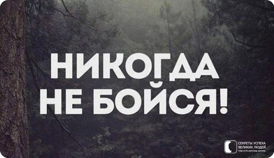 То ни чего не боясь