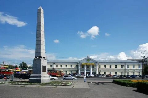 Железнодорожный вокзал город Барнаул.