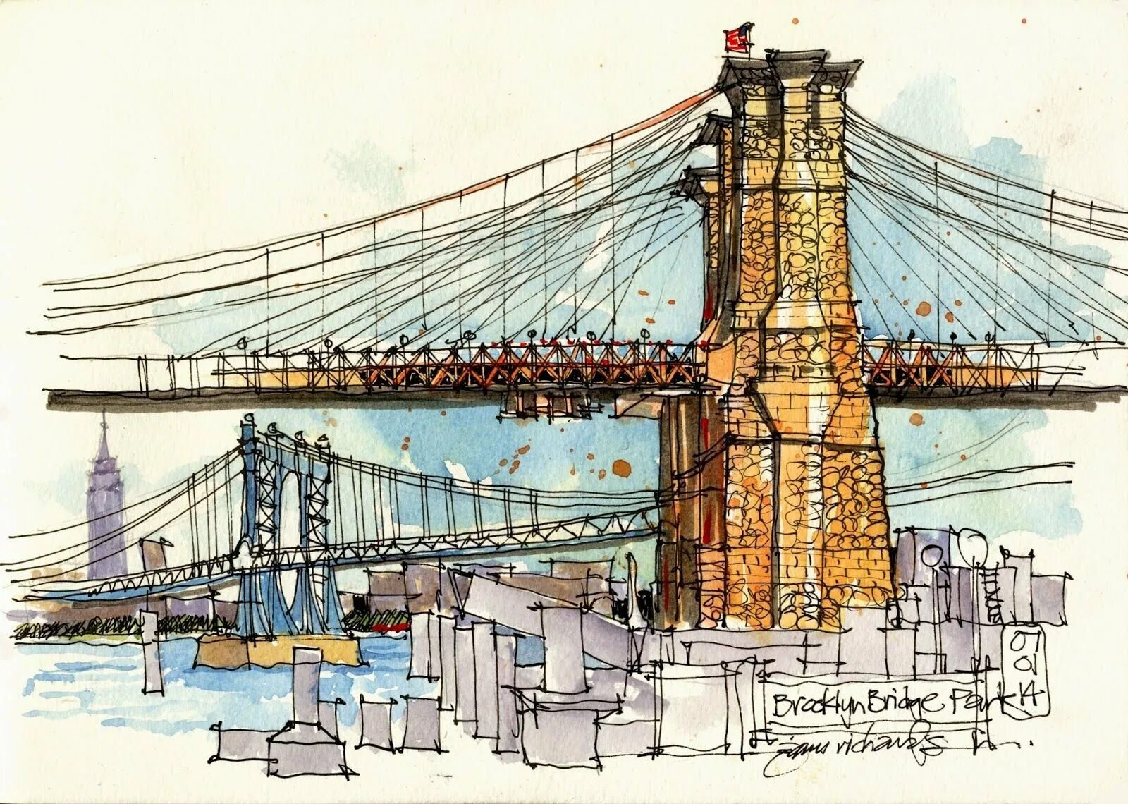 Drawing the bridge