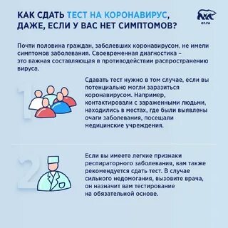 Тест на болезнь коронавирус