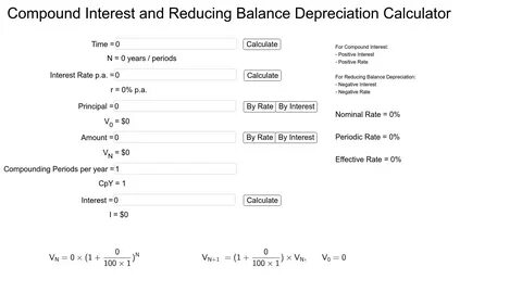 Compound interest calculator math best sale.
