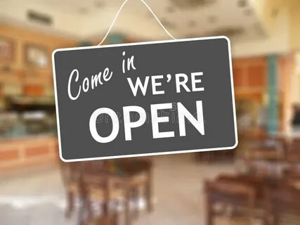 Our shop is open
