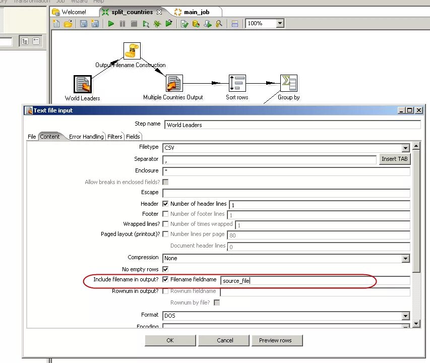 Pentaho Spoon. Pentaho трансформации сложные. Pentaho kettle. Text file. Input file text