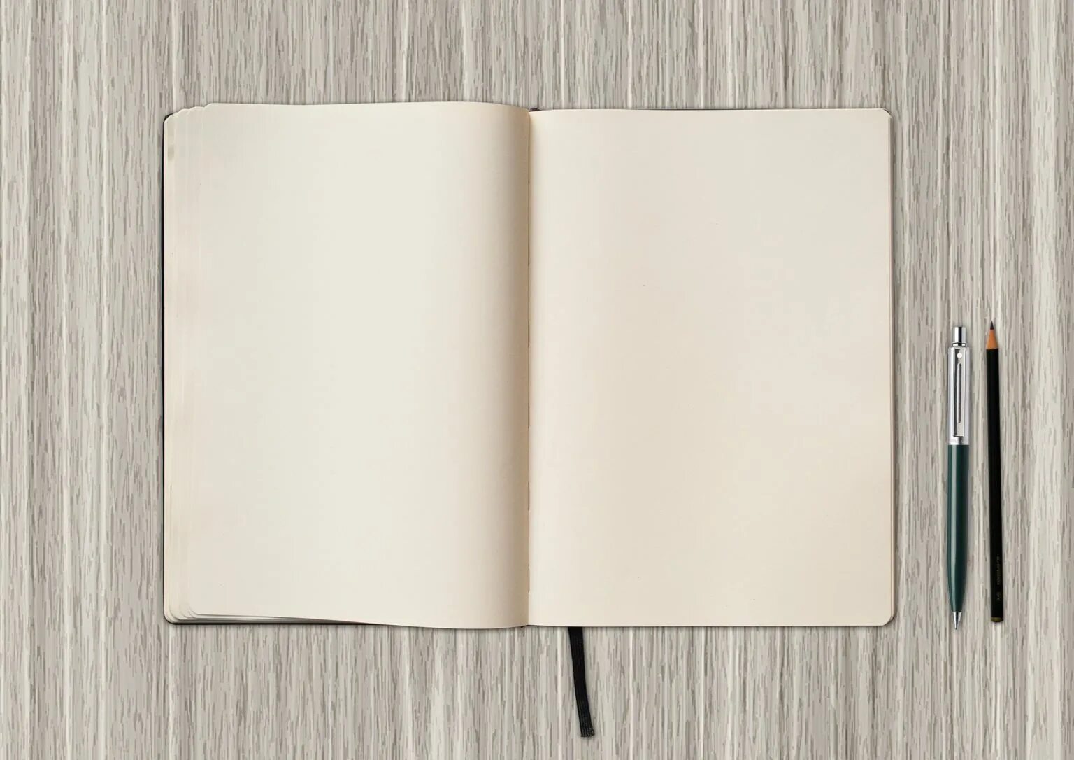 Пустой лист в книге. Лист блокнота. открытый блокнот с ручкой. блокнот с чистыми листами. скетчбук с белыми листами.