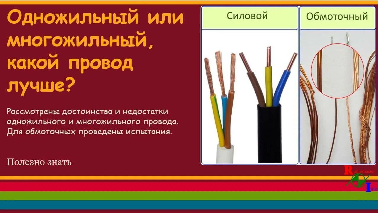 Кабель одножильный или многожильный. Многожильный провод. Одножильный провод и многожильный провод. Сечение многожильного и одножильного провода.