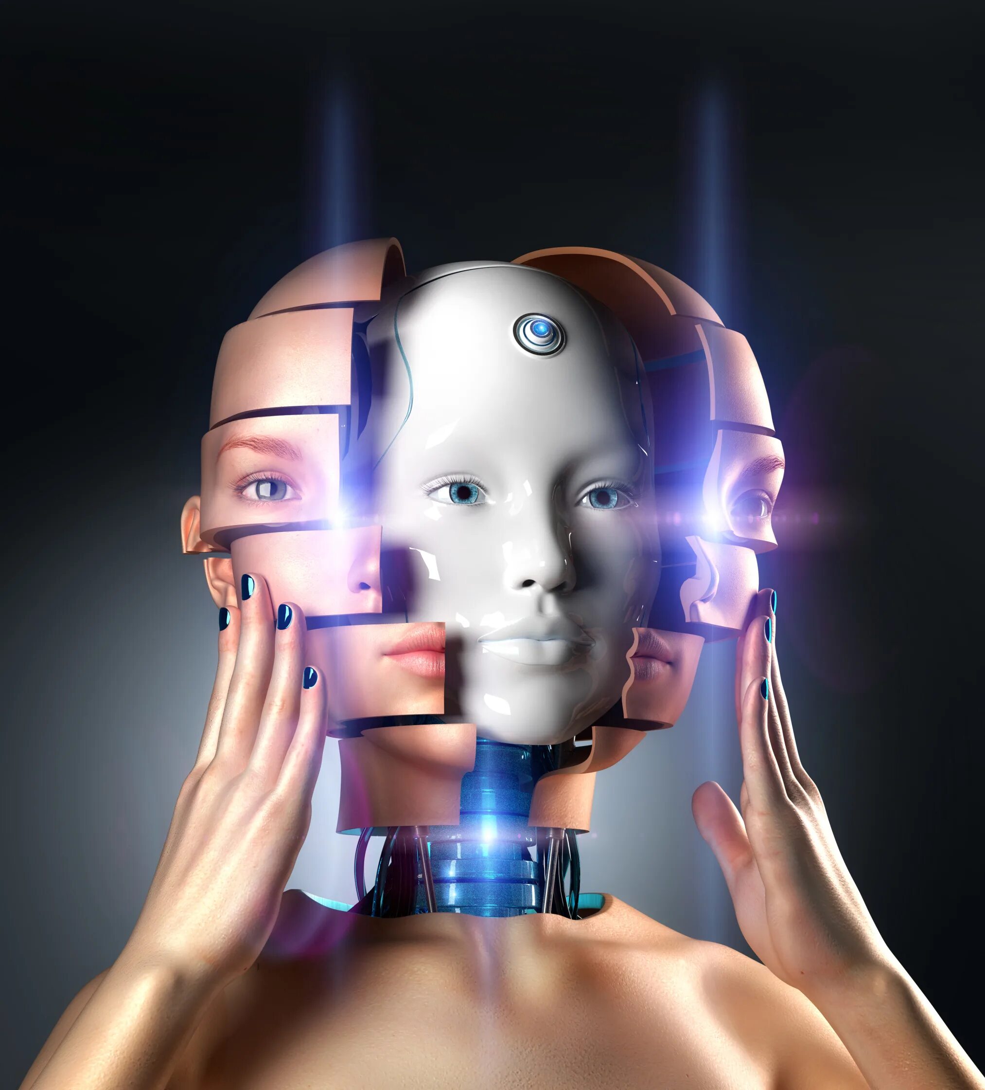 3d ai. Искусственный интеллект. Робот с искусственным интеллектом. Робот человек. Роботы будущего.