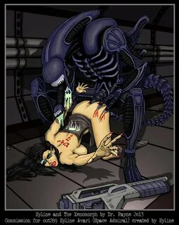 Commission Eyline Vs The Xenomorph By Drpayne Hentai Sexiz Pix.