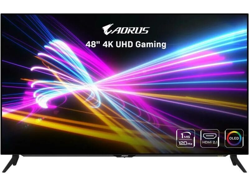 Oled монитор aorus. Монитор aorus 24hc1qr. видеокарта aorus большая. gigabyte aorus fo48u.