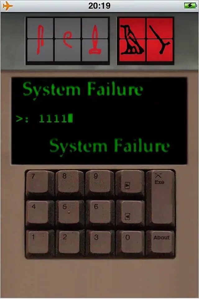 Your system failed