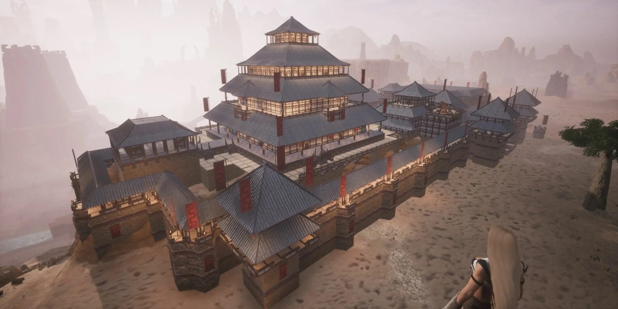 Conan exiles стены. Conan exiles яматайский замок. яматайский дом конан. conan exiles яматайский дом. кхитайские постройки конан.