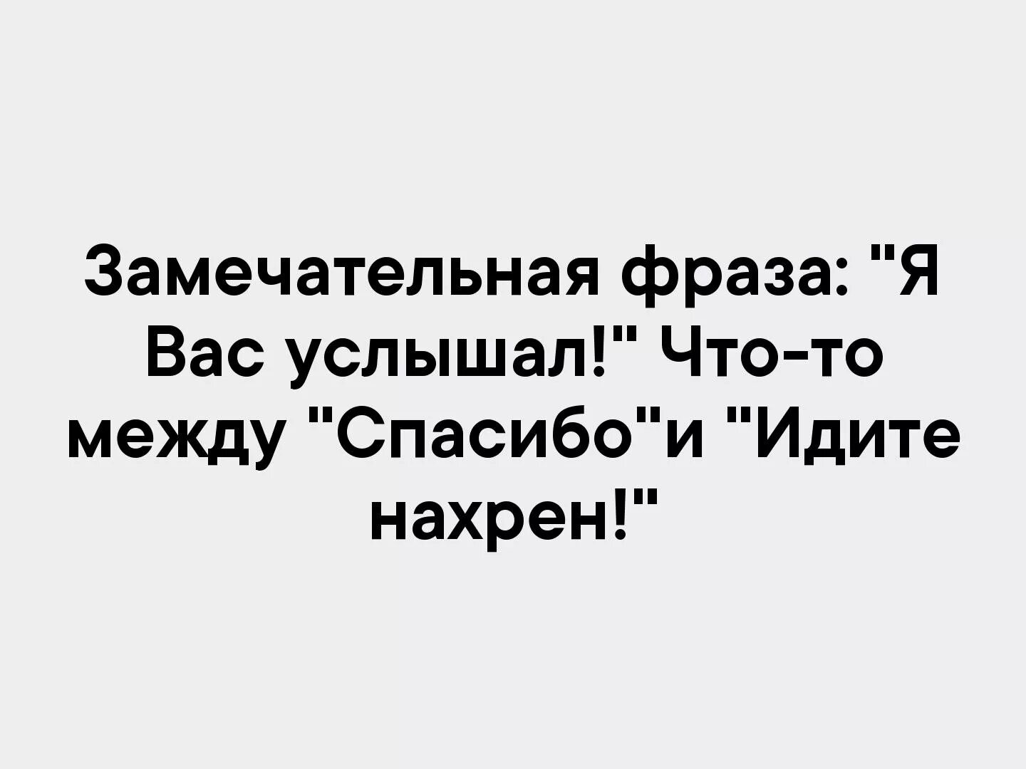 Замечательная фраза. Фраза я вас услышал означает. Замечательная фраза я вас услышал что то между. Что означает фраза я тебя услышал. Я тебя услышала что значит выражение.