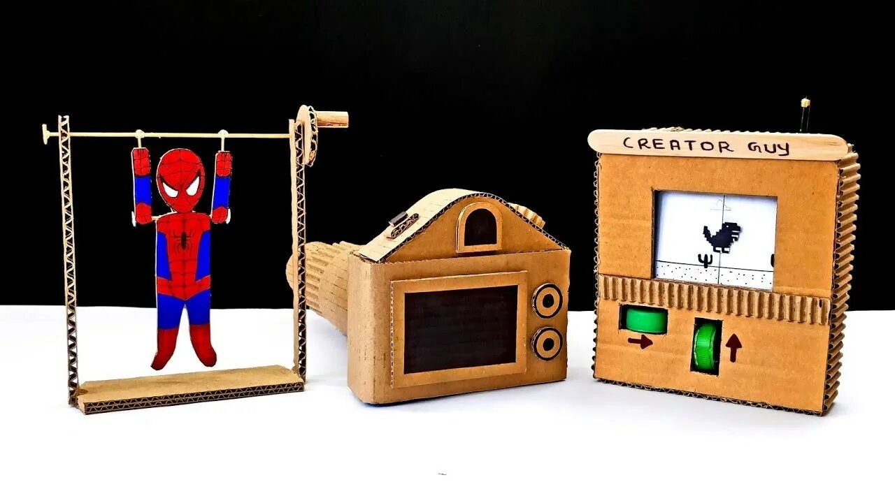 Как сделать игровую из картона. Игрушки из картона. механизмы из картона. картонные механические игрушки. механические игрушки из картона.