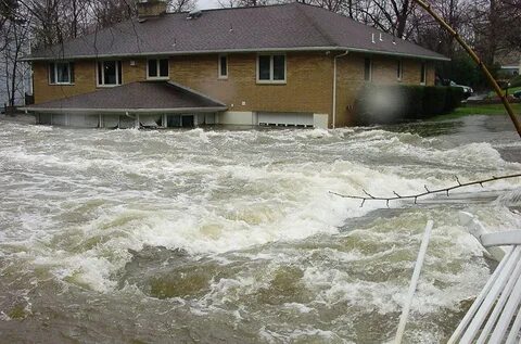 Lands flooded