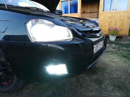 Лампа туманки приора