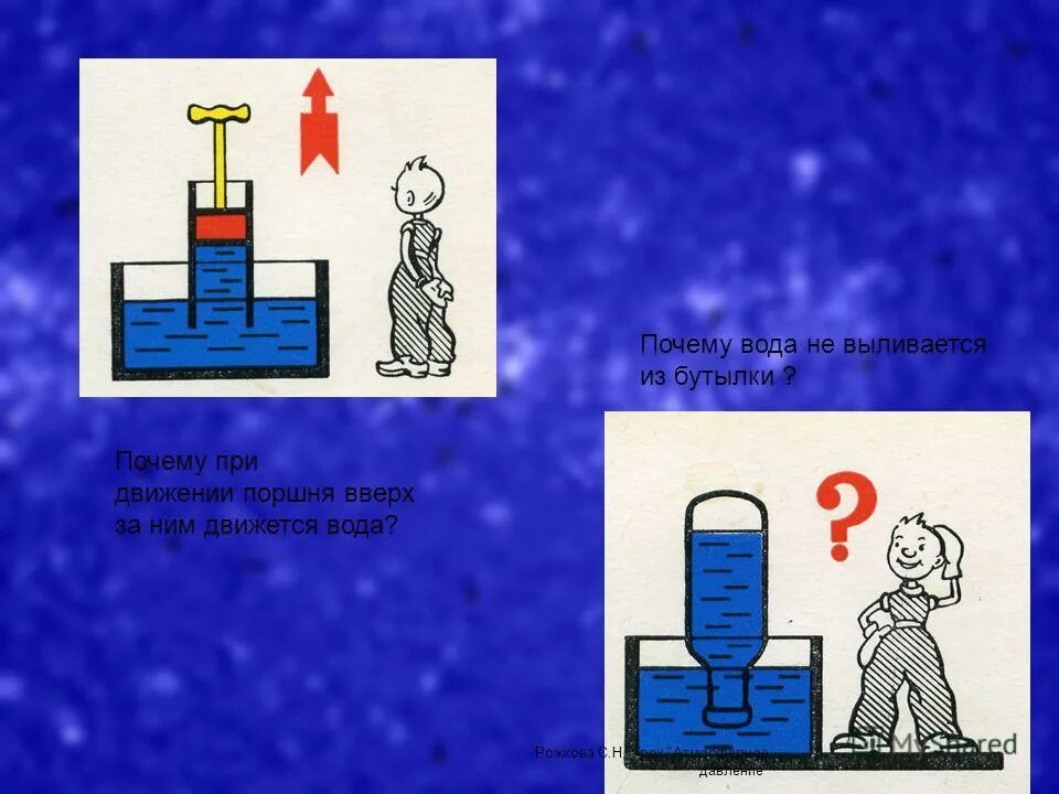 Презентация 7 класс давление на земле. Вода не выливается из бутылки. Почему вода не выливается. Атмосферное давление опыт с водой. Давление воды вверх.