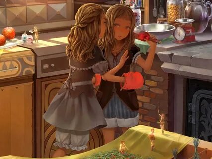2 подруги на кухне